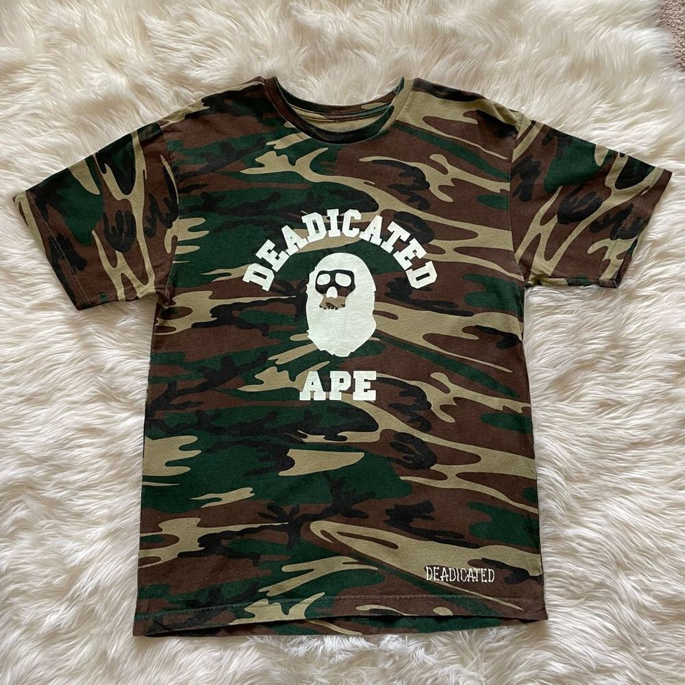 Deadicated Ape Camo T-Shirt Large